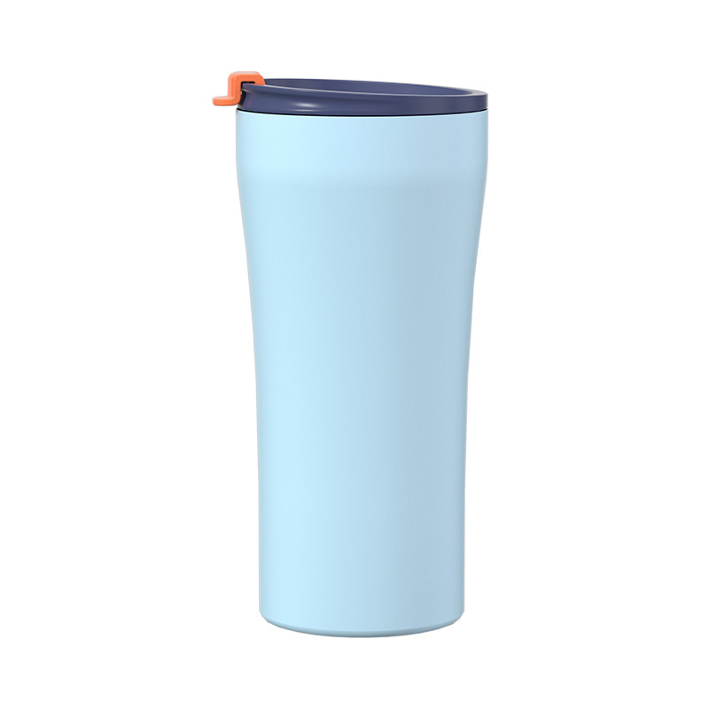 DSY Wholesales Custom logo 15oz Inner Ceramic with 304 Stainless Steel Coffee  Cup with Colored Seal Lid