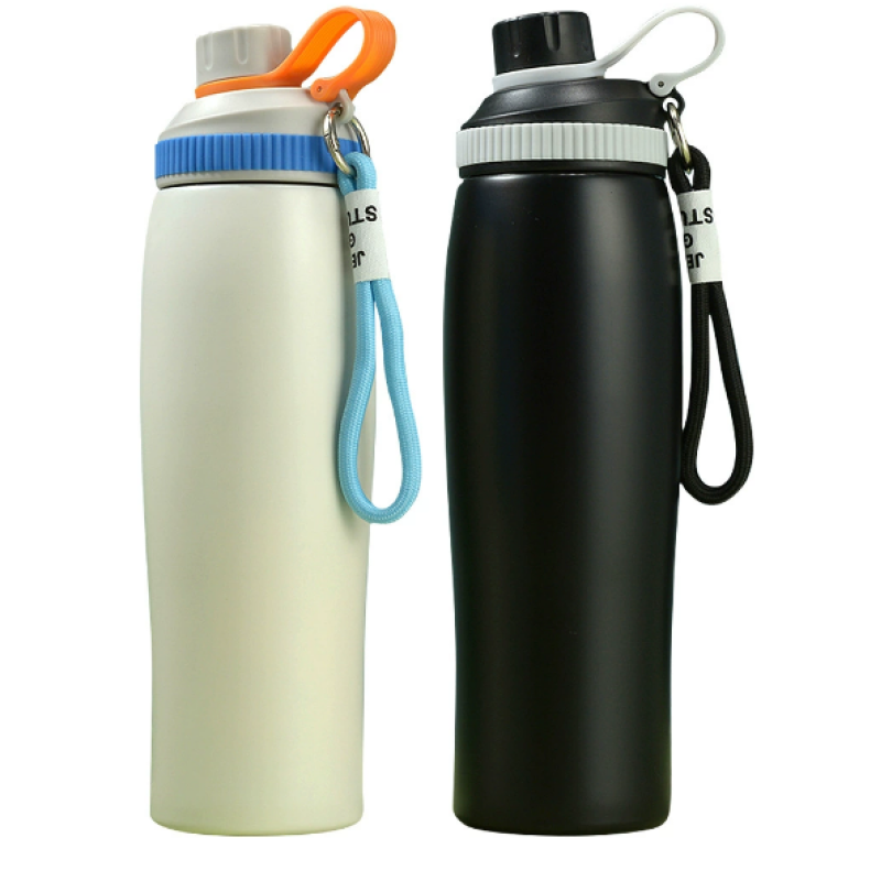 Sports Water Cup Double-layer Stainless Steel Vacuum Insulated Outdoor Water Bottle