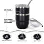 Multi-Design 4oz Stackable Cup New Personalised Stainless Steel Insulated Travel Coffee Mug Cold Coffee Cup With Custom logo