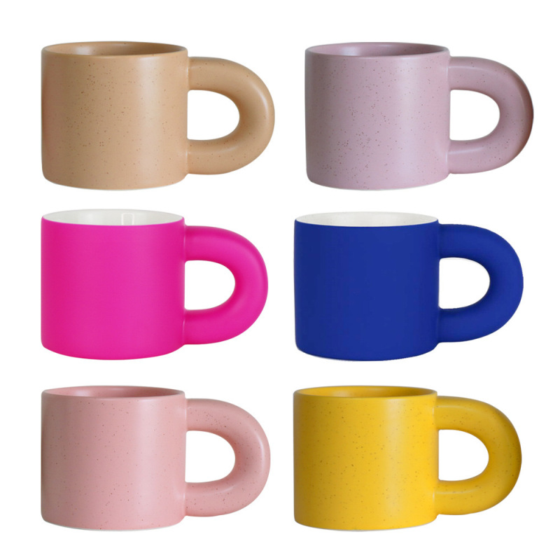 Custom Gift Mugs Ceramic Coffee Mugs 12 oz Coffee Cups with Handle for Tea Hot Chocolate