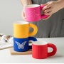 Custom Gift Mugs Ceramic Coffee Mugs 12 oz Coffee Cups with Handle for Tea Hot Chocolate