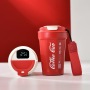Double Wall Stainless Steel  Coffee Cups With Intelligent Temperature Display Lid Reusable Iced Hot Drinking Cup for Bulk Order