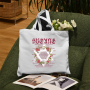 RTS US 25pcs/ctn Canvas Tote Bags Bulk Sublimation Blanks Tote Bags Polyester Medium Reusable Grocery Cloth Shopping Bags
