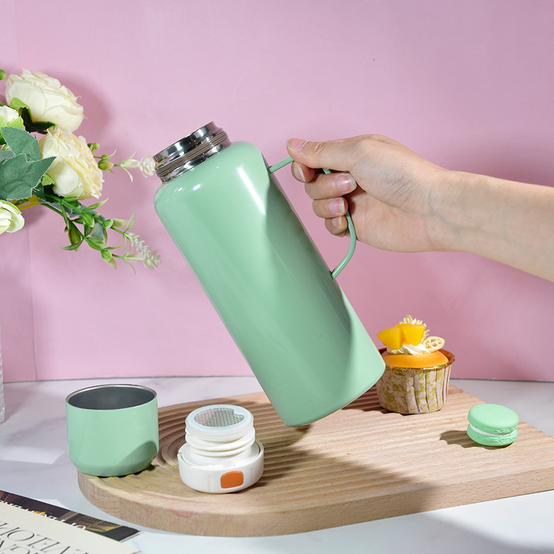 Portable 27oz Stainless Steel Thermal Flask Water Bottle with Tumblers Vacuum Stainless Steel Bottle Insulated Water Bottle