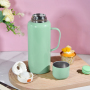Portable 27oz Stainless Steel Thermal Flask Water Bottle with Tumblers Vacuum Stainless Steel Bottle Insulated Water Bottle
