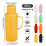 Portable 27oz Stainless Steel Thermal Flask Water Bottle with Tumblers Vacuum Stainless Steel Bottle Insulated Water Bottle