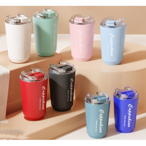 Wholesale Custom logo Gift 280ml 380ml Stainless Steel Vacuum Mug Portable Double Wall Thermal InsulatedCoffee Metal Cup