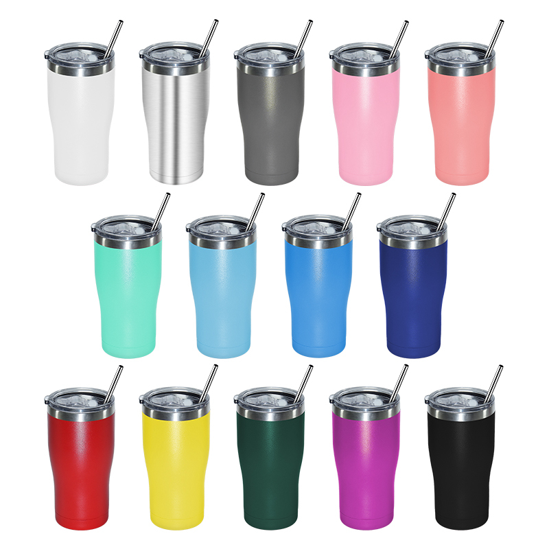 Custom 20oz 30oz Stainless Steel Classic Office Cup Travel Tumbler Vacuum Insulated Custom Logo Wholesale Mug with Lid