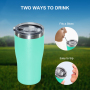 Custom 20oz 30oz Stainless Steel Classic Office Cup Travel Tumbler Vacuum Insulated Custom Logo Wholesale Mug with Lid