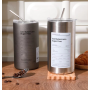 High Quality 12oz 20oz Insulated Stainless Steel Tea Coffee Mugs Americano Coffee Cup with Straw Lid