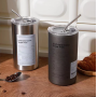 High Quality 12oz 20oz Insulated Stainless Steel Tea Coffee Mugs Americano Coffee Cup with Straw Lid