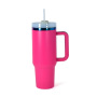 RTS USA Warehouse 6pcs/ctn H2.0 40oz Rainbow Plated Powder Coated Red Stainless Steel Tumblers for Laser Engraving