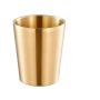 304 Double Wall Straight Sand Water Cup Stainless Steel Stepped Cup Cold Drink Cup Anti-scalding Coffee Cup Old Retro