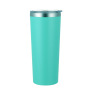 Customized 22oz Tumbler Stainless Steel 304 Powder Coated Double Wall Vacuum Insulated Mug Car Travel Skinny Cup Cone Shape Mug