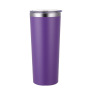Customized 22oz Tumbler Stainless Steel 304 Powder Coated Double Wall Vacuum Insulated Mug Car Travel Skinny Cup Cone Shape Mug