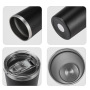 Customized 22oz Tumbler Stainless Steel 304 Powder Coated Double Wall Vacuum Insulated Mug Car Travel Skinny Cup Cone Shape Mug