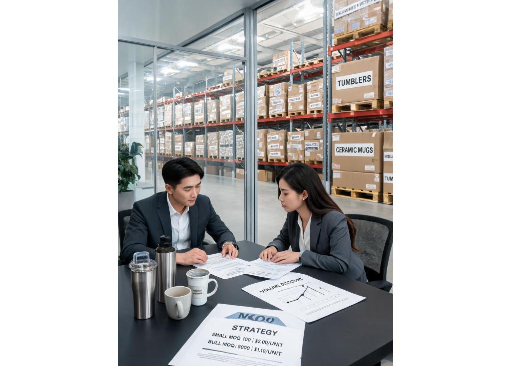 What cost optimization strategies work for bulk drinkware wholesale orders?