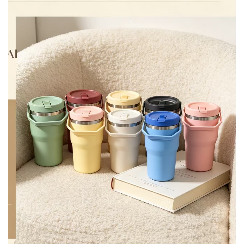 Wholesale 20oz with Handle - Insulated Stainless Steel Cup for Car, Office & Daily Use