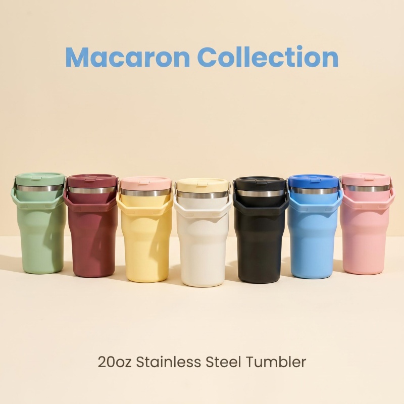 Wholesale 20oz with Handle - Insulated Stainless Steel Cup for Car, Office & Daily Use