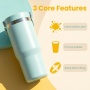 Wholesale 30oz Stainless Steel RoadSip Tumbler, Leak-Proof Insulated Car Cup