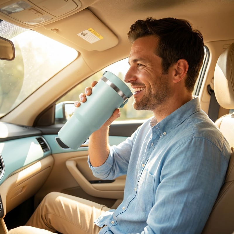 Wholesale 30oz Stainless Steel RoadSip Tumbler, Leak-Proof Insulated Car Cup