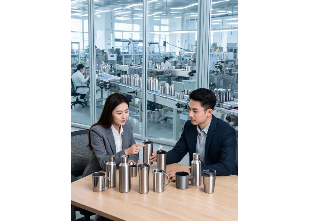 What are the minimum order quantities for private label drinkware?