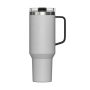 40 oz Insulated Stainless Steel Tumbler with Handle and Magnetic Slide Lid, 1200ml Travel Coffee Mug, Car Cup Holder Friendly, Leak-Resistant Vacuum Water Bottle