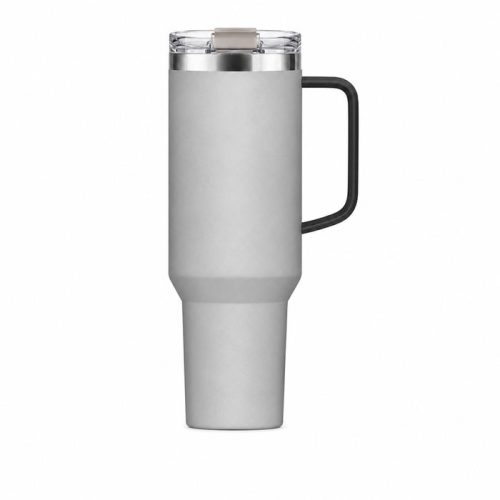40 oz Insulated Stainless Steel Tumbler with Handle and Magnetic Slide Lid, 1200ml Travel Coffee Mug, Car Cup Holder Friendly, Leak-Resistant Vacuum Water Bottle