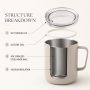 Qualflask 10oz Stainless Steel Travel Tumbler  Coffee Mug With Handle
