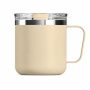 Qualflask 10oz Stainless Steel Travel Tumbler  Coffee Mug With Handle