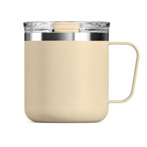 Qualflask 10oz Stainless Steel Travel Tumbler Coffee Mug With Handle