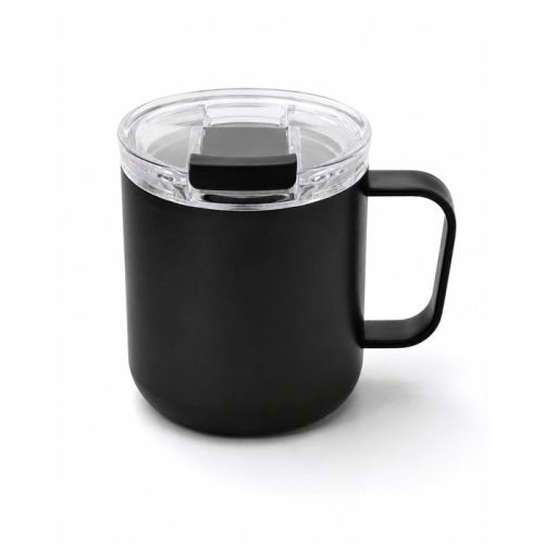 Qualflask 10oz Stainless Steel Travel Tumbler Coffee Mug With Handle
