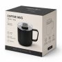 Qualflask 10oz Stainless Steel Travel Tumbler  Coffee Mug With Handle