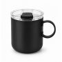 Qualflask 10oz Stainless Steel Travel Tumbler  Coffee Mug With Handle