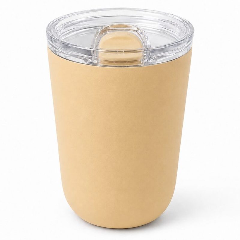 Qualflask 18oz Stainless Steel Travel Tumbler   Car Coffee Mug