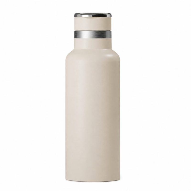 Qualflask 16 oz Insulated Stainless Steel  Journey Water Bottle Vacuum Flask with Leakproof Lid