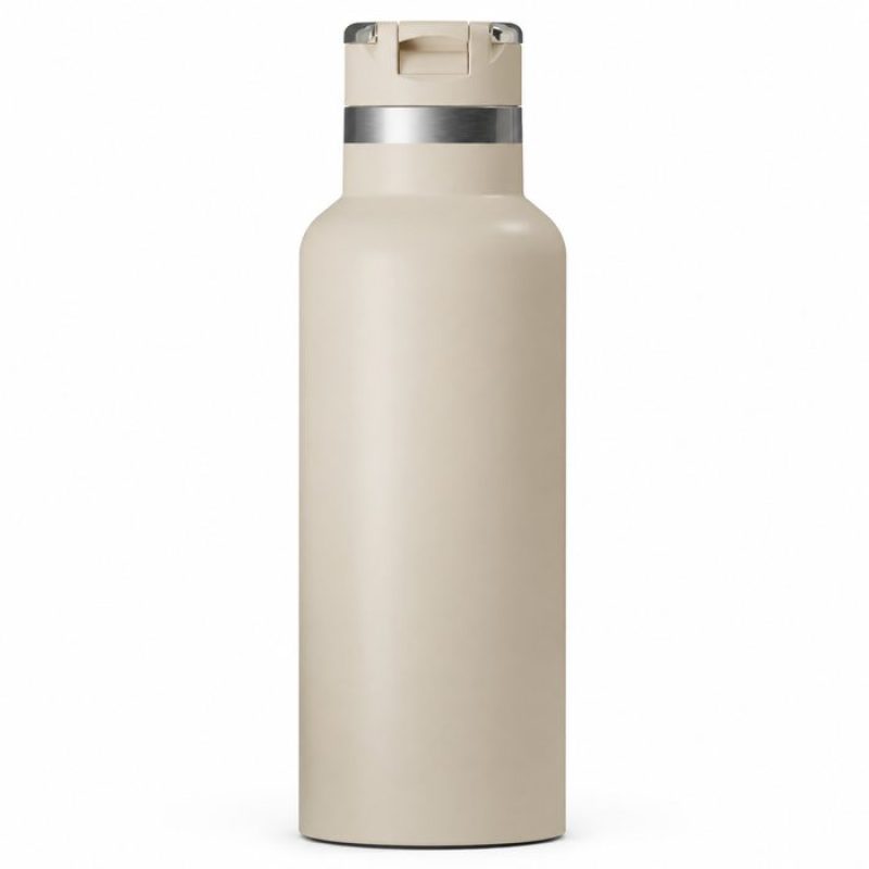 Qualflask 16 oz Insulated Stainless Steel  Journey Water Bottle Vacuum Flask with Leakproof Lid