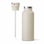 Qualflask 16 oz Insulated Stainless Steel  Journey Water Bottle Vacuum Flask with Leakproof Lid