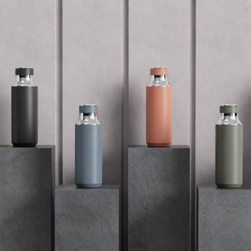 Qualflask 17oz Insulated Stainless Steel Journey Water Bottle Vacuum Flask with Leakproof Lid