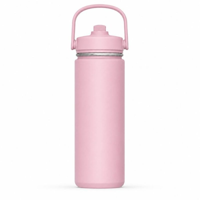 540ml Insulated Sports Water Bottle with Straw Lid & Carry Handle