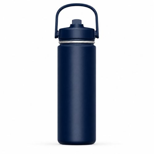540ml Insulated Sports Water Bottle with Straw Lid & Carry Handle