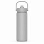540ml Insulated Sports Water Bottle with Straw Lid & Carry Handle