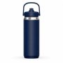 540ml Insulated Sports Water Bottle with Straw Lid & Carry Handle