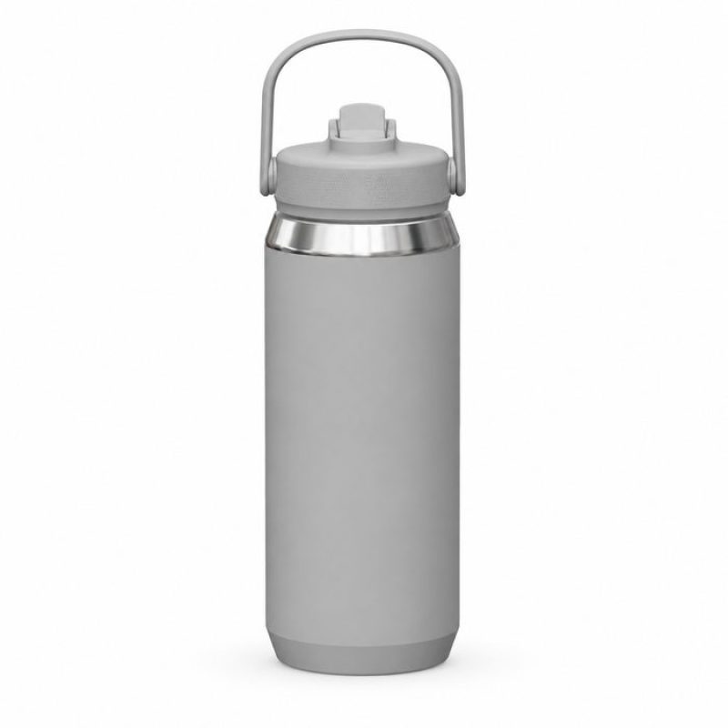540ml Insulated Sports Water Bottle with Straw Lid & Carry Handle