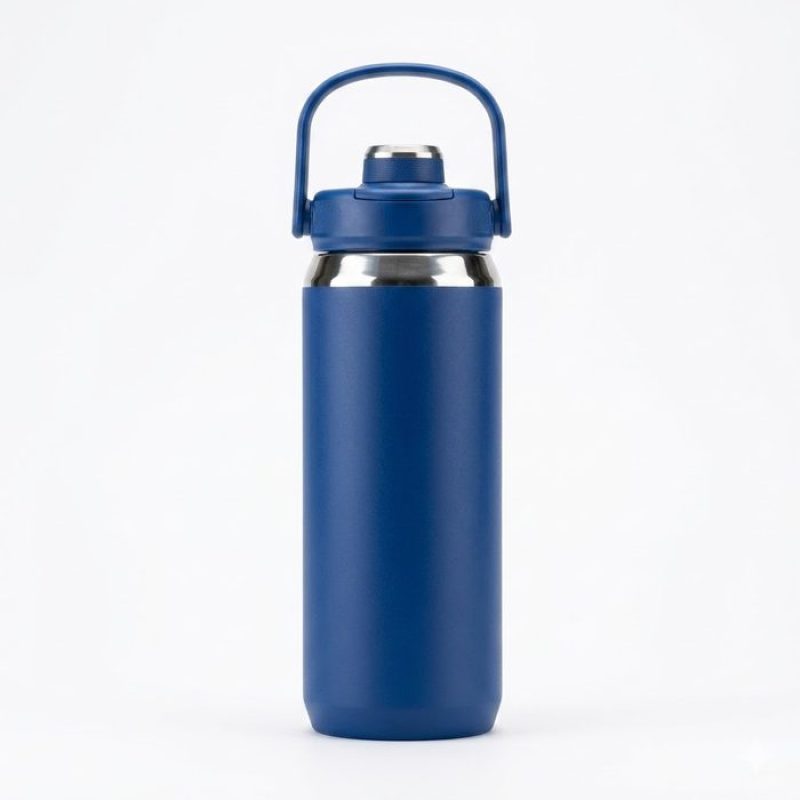 540ml Insulated Outdoor Water Bottle with Direct-Drink Metal Lid