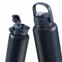 540ml Insulated Outdoor Water Bottle with Direct-Drink Metal Lid
