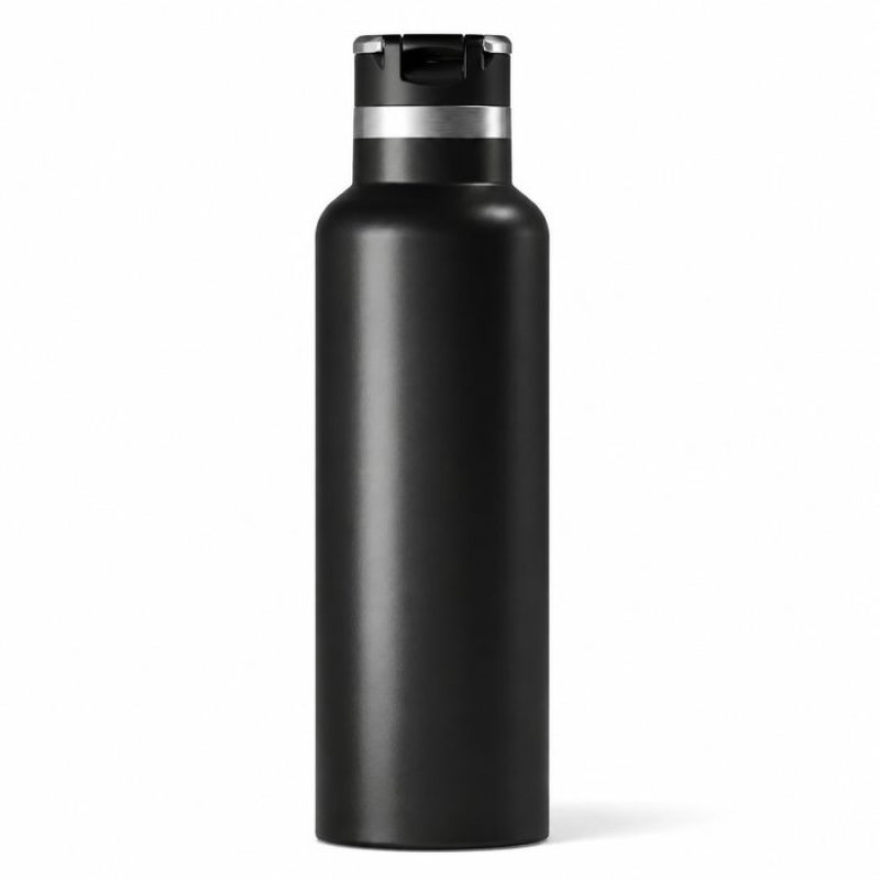 Qualflask 20 oz Insulated Stainless Steel Journey Water Bottle Vacuum Flask with Leakproof Lid