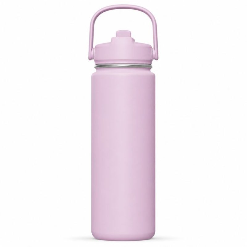 720ml Insulated Sports Water Bottle with Straw Lid & Carry Handle