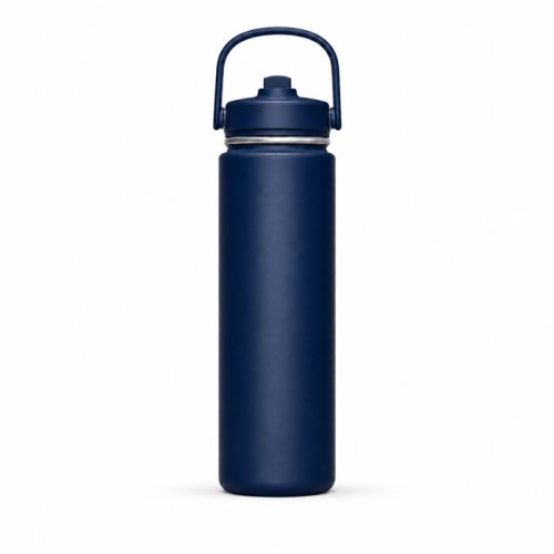 720ml Insulated Sports Water Bottle with Straw Lid & Carry Handle