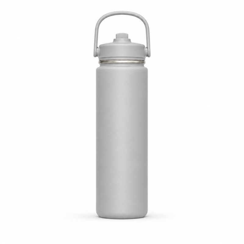 720ml Insulated Sports Water Bottle with Straw Lid & Carry Handle